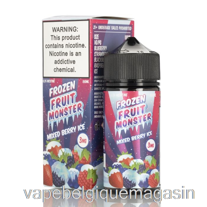 Vape Jetable Ice Mix Berry - Monstre De Fruits Surgelés - 100ml 0mg